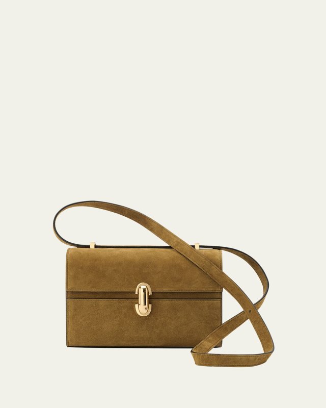 The Symmetry 19 Suede Crossbody Bag